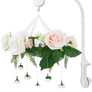 Boho flower mobile for crib